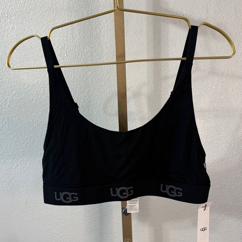 UGG Women's Classic Black Bralette